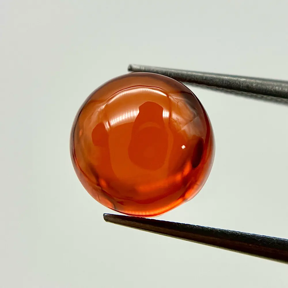 

Size 3x3~12x12mm 5A Cabochon Shape Orange Cubic Zirconia Stone Round CZ Gems For DIY Jewelry