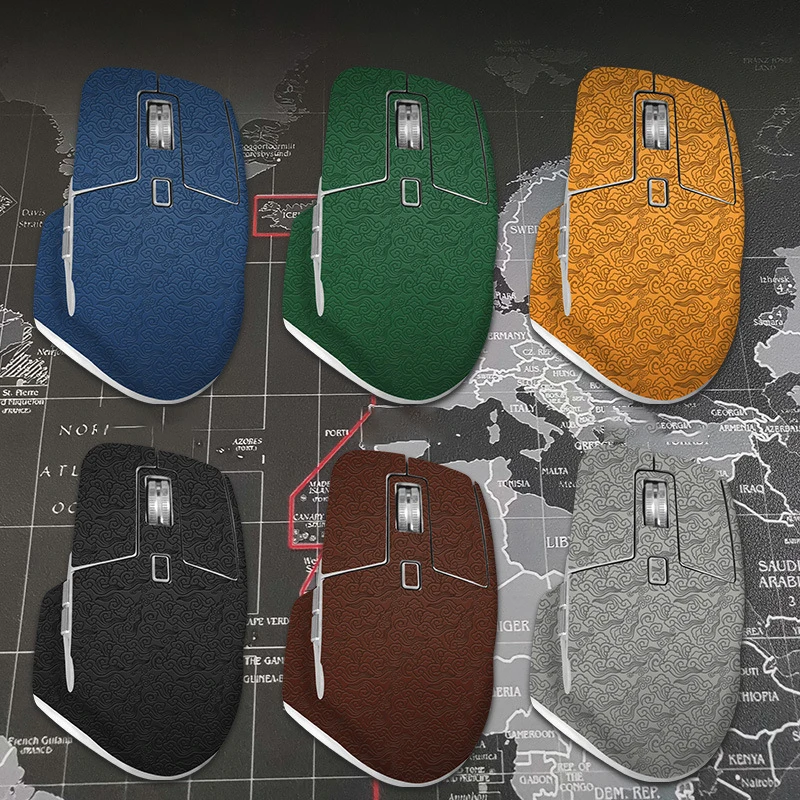 Anti-Slip Mouse Sticker Mouse Grip Tape Skate Leather Printed Sweat-absorbent Mouse Sticker For MX Master3