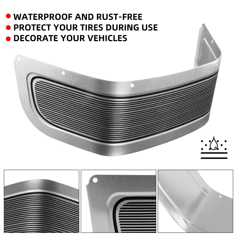 Motorcycle Front Fender Skirt Trim Protector Cover For Harley Touring Road King Ultra Limited Electra Glide FLHR FLHX 2014-2022