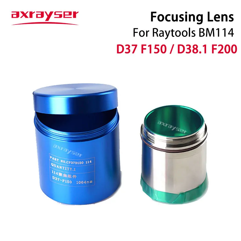 Raytools Laser-Kollimations- und Fokussierlinse F100/F125/F150 mit Halterung für BT240 BM110 BM111 BM114 BM115 Faserschneidkopf-Teile – Detail 11