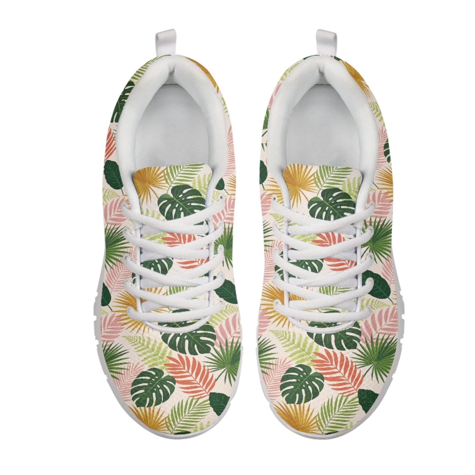 Coloranimal Tropical Leaf 2026 Trending Running Shoes Women Sneakers Lightweight Running Sneakers for Womens