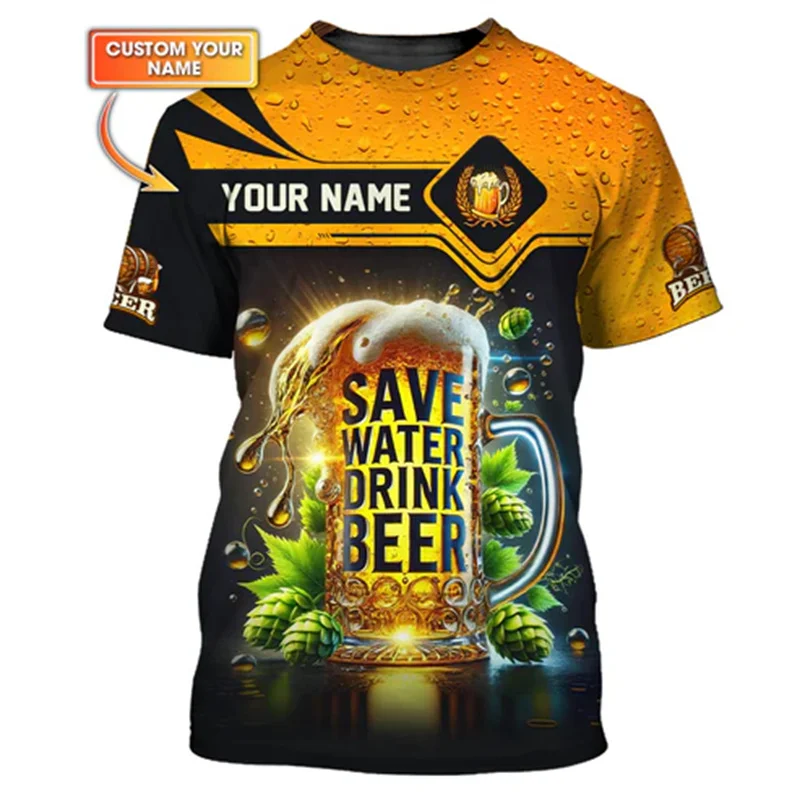 

Beer Lovers Club Funny Custom Name T-shirt For Men Humour Personality Short Sleeve Tee Top Summer Casual 3D Print Darts Shirt