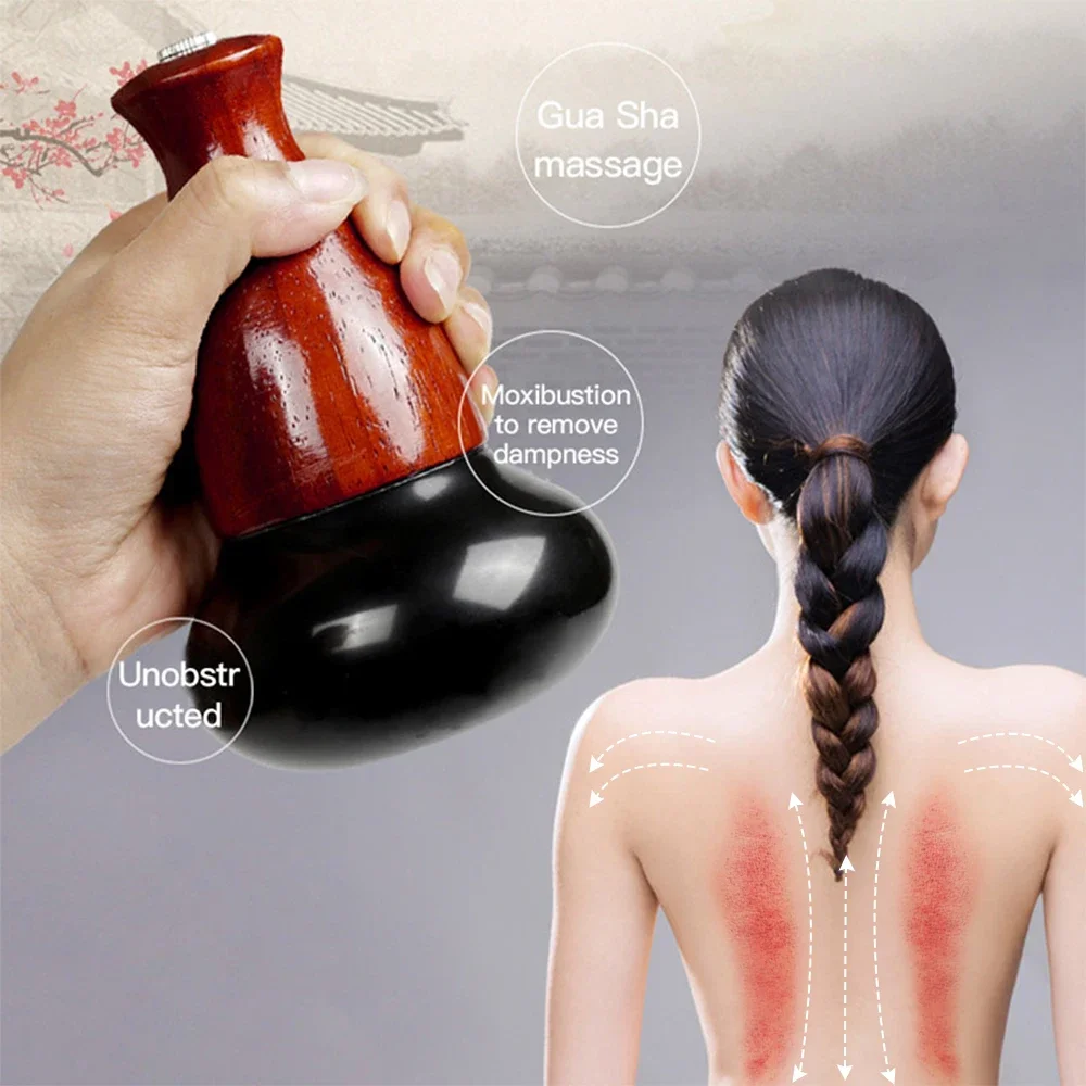 Electric Hot Stone Massager Meridian Dredge Push Back Knead Abdomen Massage Support Fat Burning Anti-Cellulite 220V