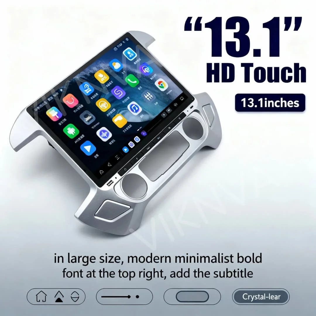 13.1 Inch HD Touch Screen Car Stereo Radio Android 13.0 with CarPlay GPS Navigation Multimedia Player for Chevrolet Silverado GM