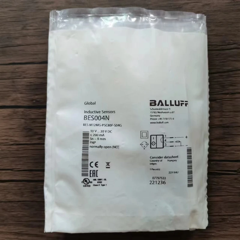 Original German Balluff sensor BES M12MG-PSC80F-S04G is in stock. BES004N