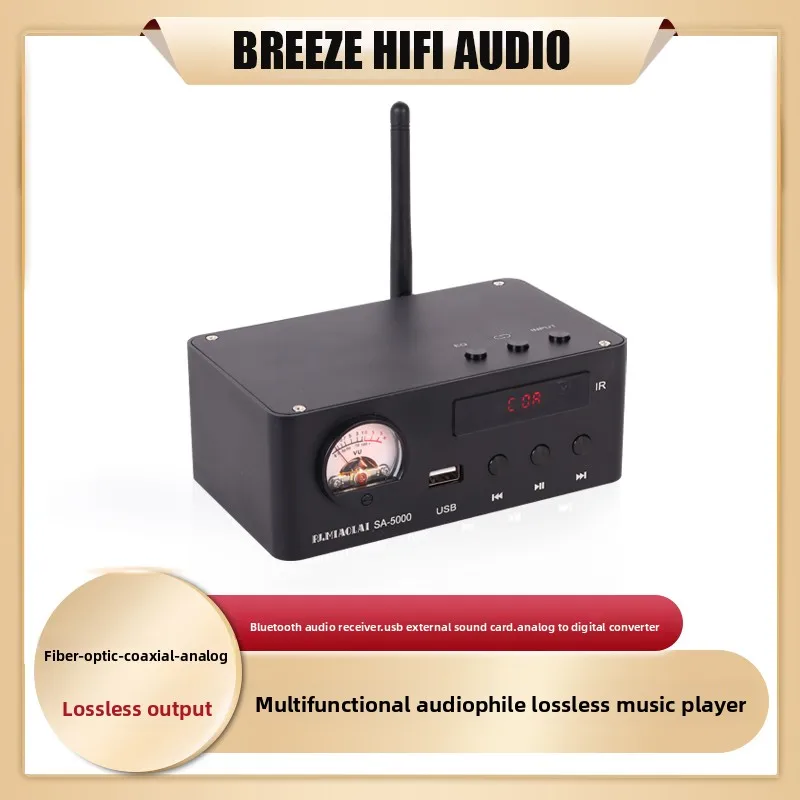 BREEZE 2026 أحدث SA-5000 حمى HiFi مشغل موسيقى بدون فقدان فك تشفير الصوت U القرص بلوتوث الجبهة الرقمية القرص الدوار DAC #2