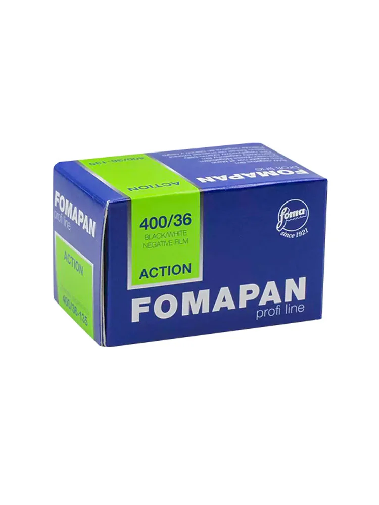 in Stock Fomapan 400 Action 135 (35mm) Black and White Film 36 Exposures Vintage Analog Camera Film for 135 Format Film Cameras