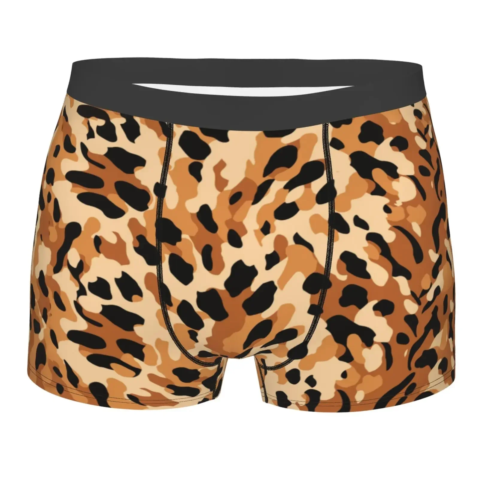 Leopard Print Series Pattern Men Underwear Boxers Breathable Mens Boxershorts Men's Panties Underpants Man Boxers Briefs Trunks
