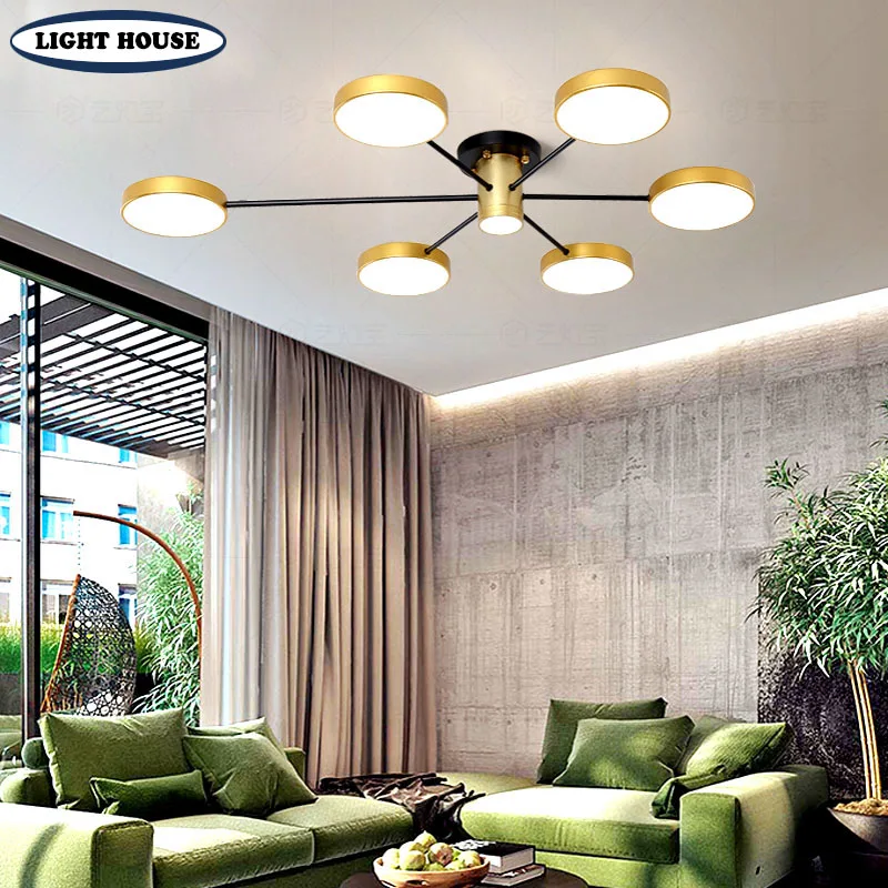 

2023 New Modern Nordic LED Ceiling Light Bedroom Kitchen Living Room Villa Home Decoration Lamp