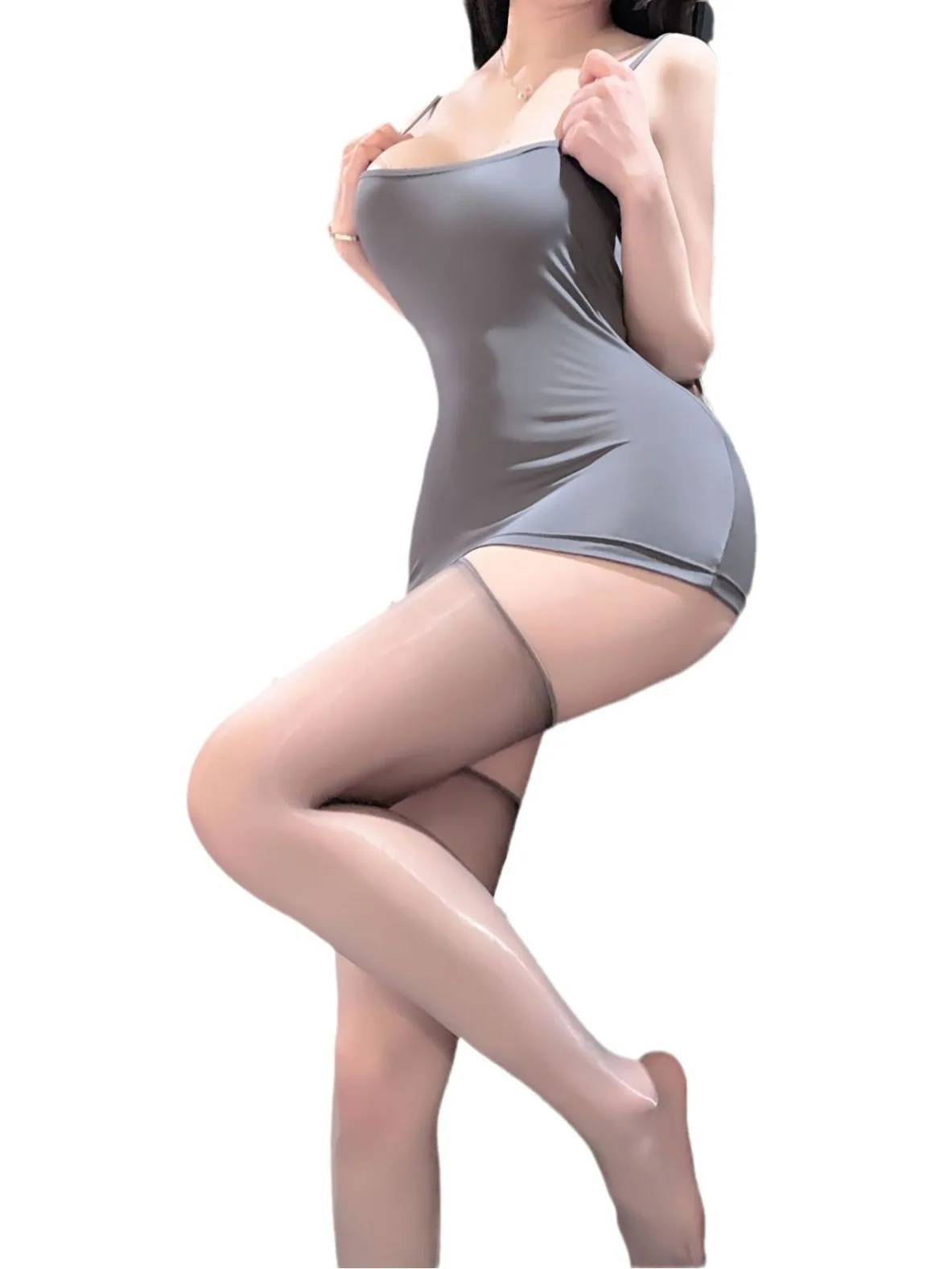 Slim Hot Sexy Mini Dress Tank Tops Slash Neck Korean Fashion Women 2023 Tops Lingerie Sexy Slim Dress Elegant Hot Slim X5P8