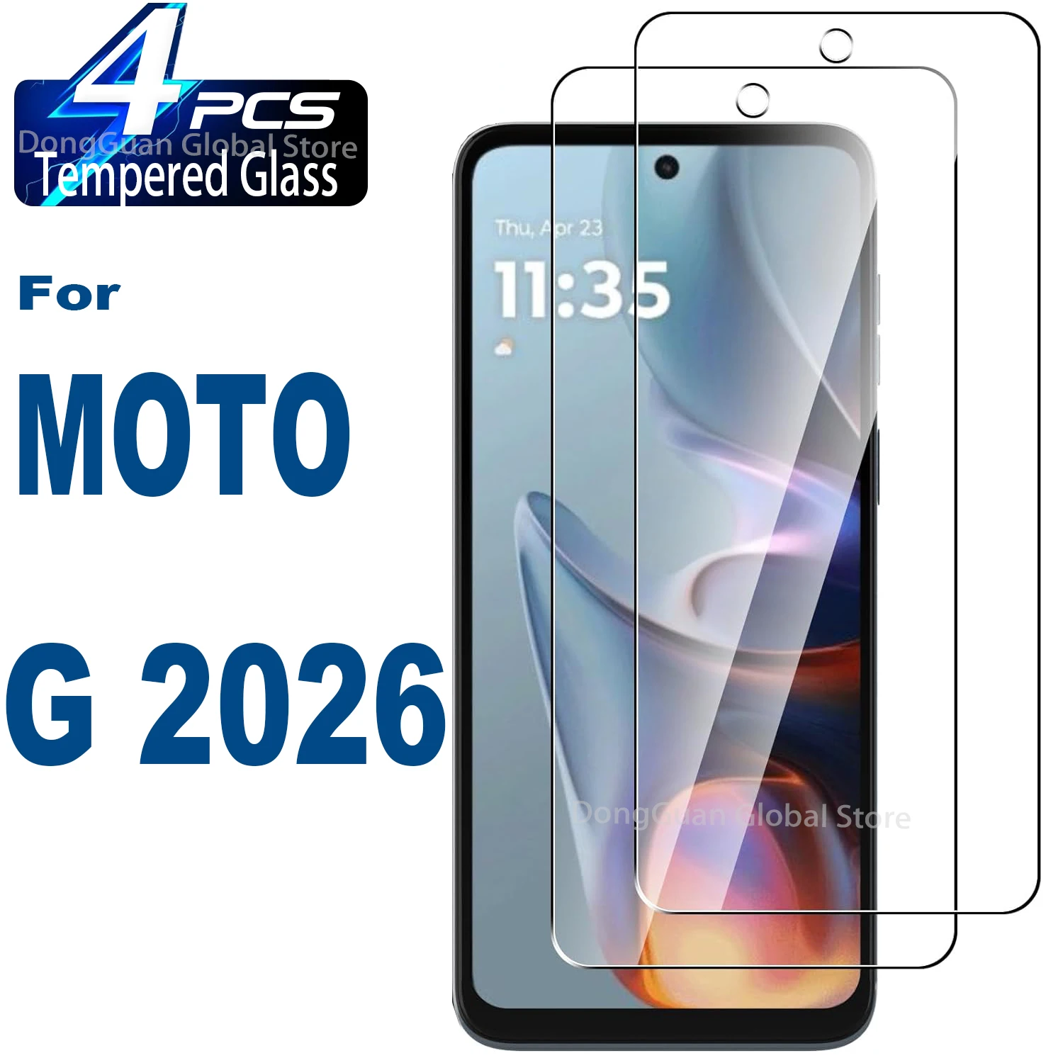 2/3/4 قطعة الزجاج المقسى لموتورولا موتو G 2026 الزجاج المقسى حامي الشاشة الزجاج فيلم #1