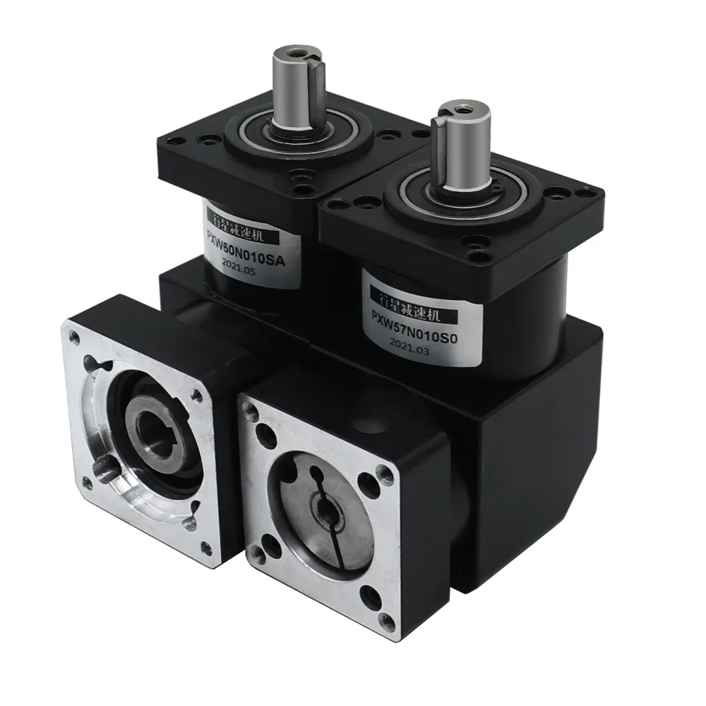 Nema 23 NEMA24 stepper motor stepper 90 degree right angle servo planetary reducer PXW57/60 machine tool gearbox