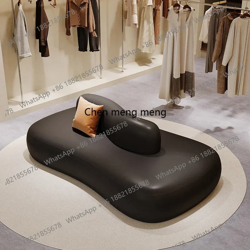 N138  Nordic Cream Style Reception Sofas Italian Minimalist Clothing Store Hair Salon Office Sofa Rest Area Commercial Furniture