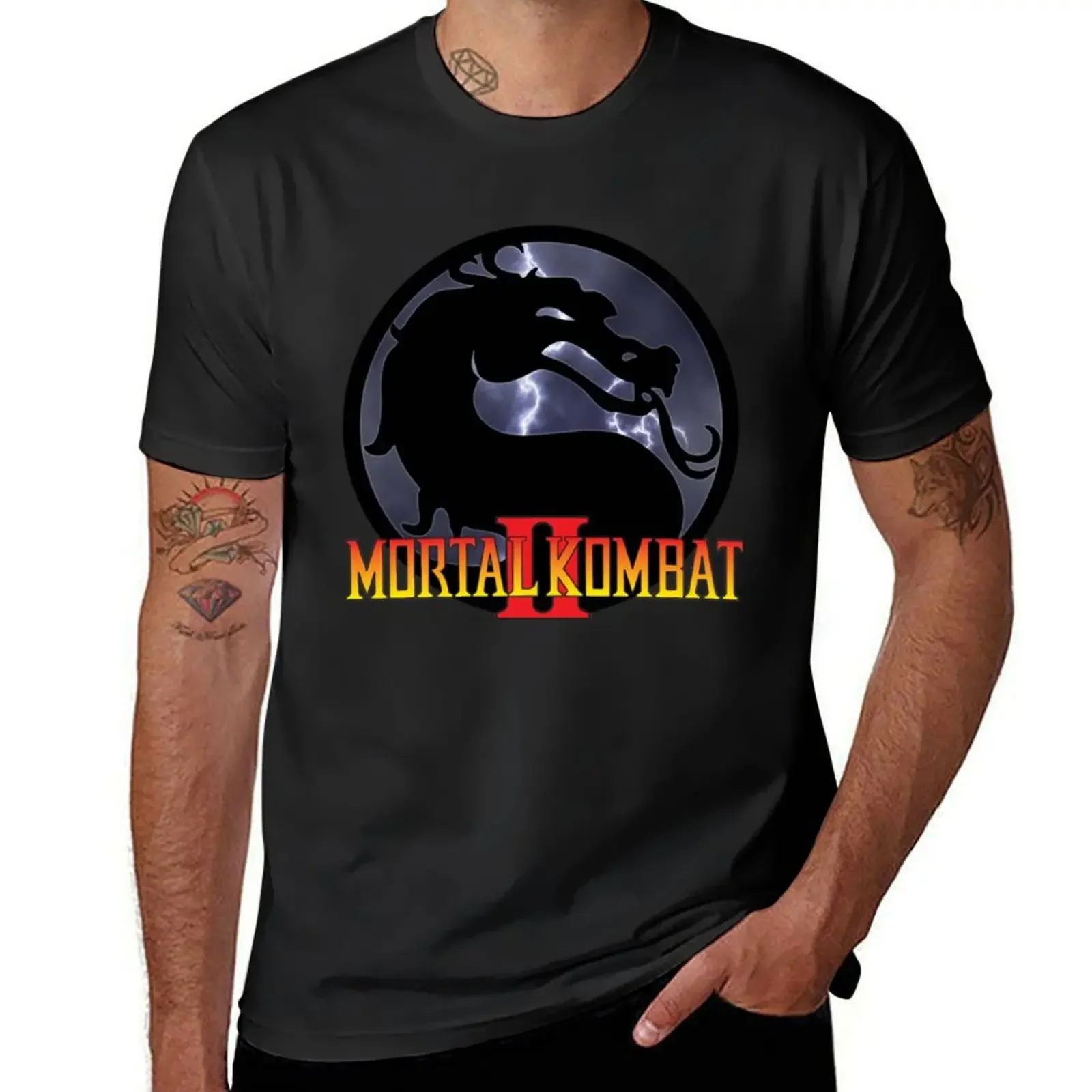 Mortal Kombat II T-Shirt cotton graphic tees shirts graphic tee t shirts for men graphic