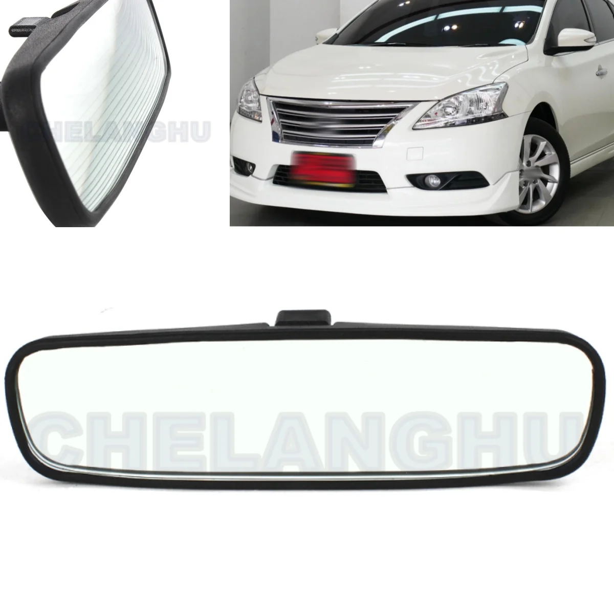 

Car Interior Mirror For Nissan Sylphy Present 2013 Car Inner Hand Adjust Rear view mirror 96321-2DR0A