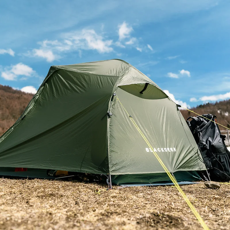 Blackdeer 1P Водонепроницаемая палатка для кемпинга Archoes Ультра-легкая палатка на открытом воздухе для одного человека Велоспорт Пеший туризм Укрытие для альпинизма След