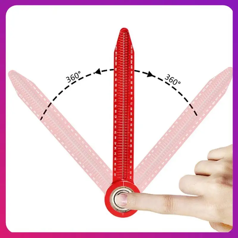 

ABKL-Blue Adjustable Drawing Compass Portable Drawing Compass Industrial Design Drawing Decoration Hole Ruler Ruler DIY Easy To
