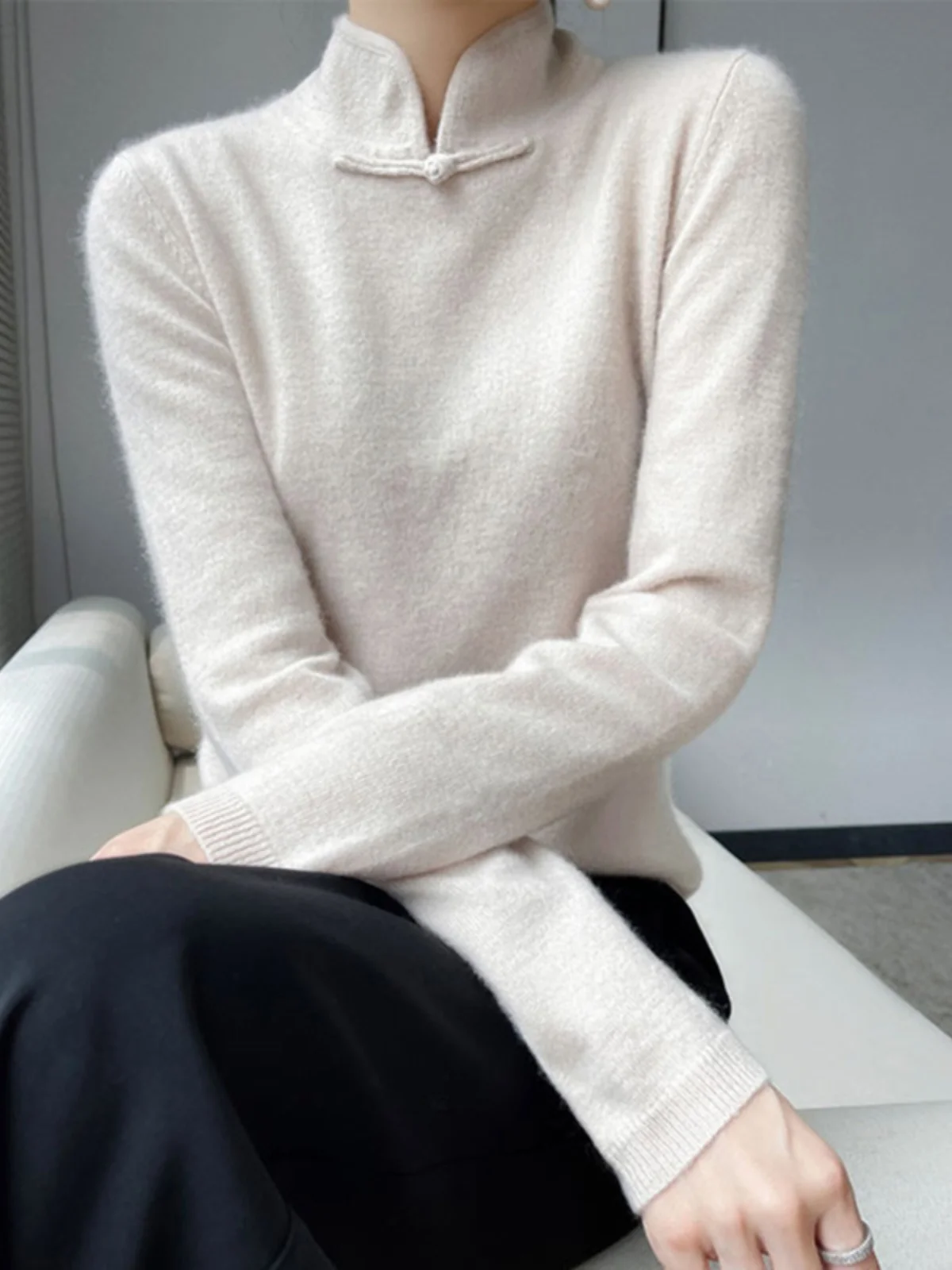 

Свитера Джемперы Пуловеры Женские Зимние Женские Шерстяные Ромашки Цветочная Вышивка Обычный Сад Вечеринка Пикник Открытый Осень Женский