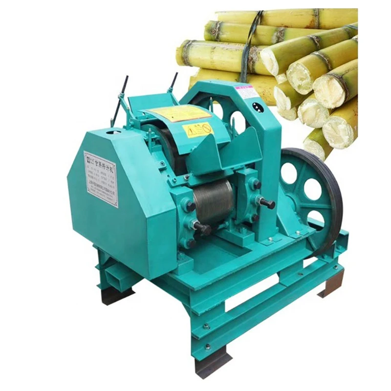 เครื่องทำอ้อยไฟฟ้า380V เครื่องคั้นน้ำแบตเตอรี่เชิงพาณิชย์อุปกรณ์เสี่ยงสแตนเลสการผลิตขนาดใหญ่