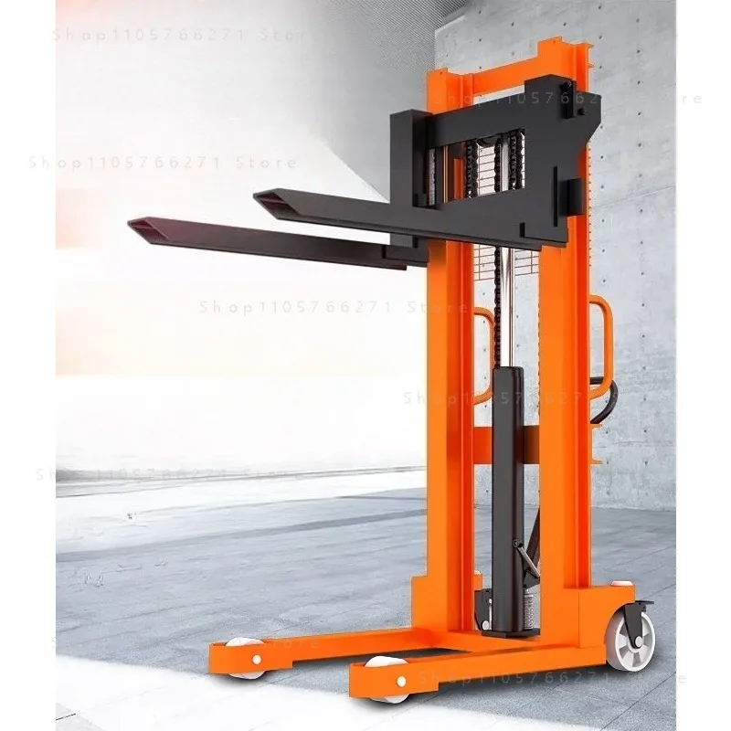 1pc Manual forklift Manual hydraulic stacker Semi electric forklift Hand truck Warehouse logistics handling forklift