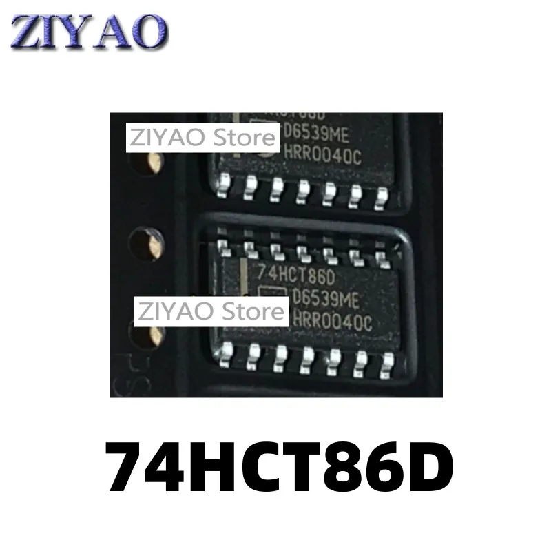 5PCS 74HCT86 74HCT86D SN74HCT86DR SOP14 logic chip