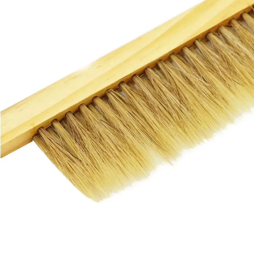 2Pcs Apiculture Wood Beehive Cleaning Tool for Brushing Pig Bristle Brush Cleaning Bee Brush Beekeeping Equipment