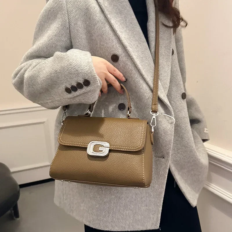 

2024 New Women's Premium Minimalist Tote - Stylish Large-Capacity Bag for Commuting Shoulder & Crossbody Use