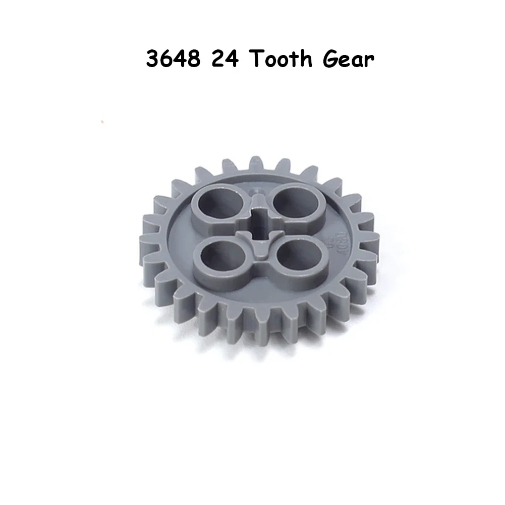 16PCS Technical Gears Pack Compatible with legoeds MOC Building Block 3649 3648 10928 94925 Assortment Kit 8/16/24/40 Tooth Gear
