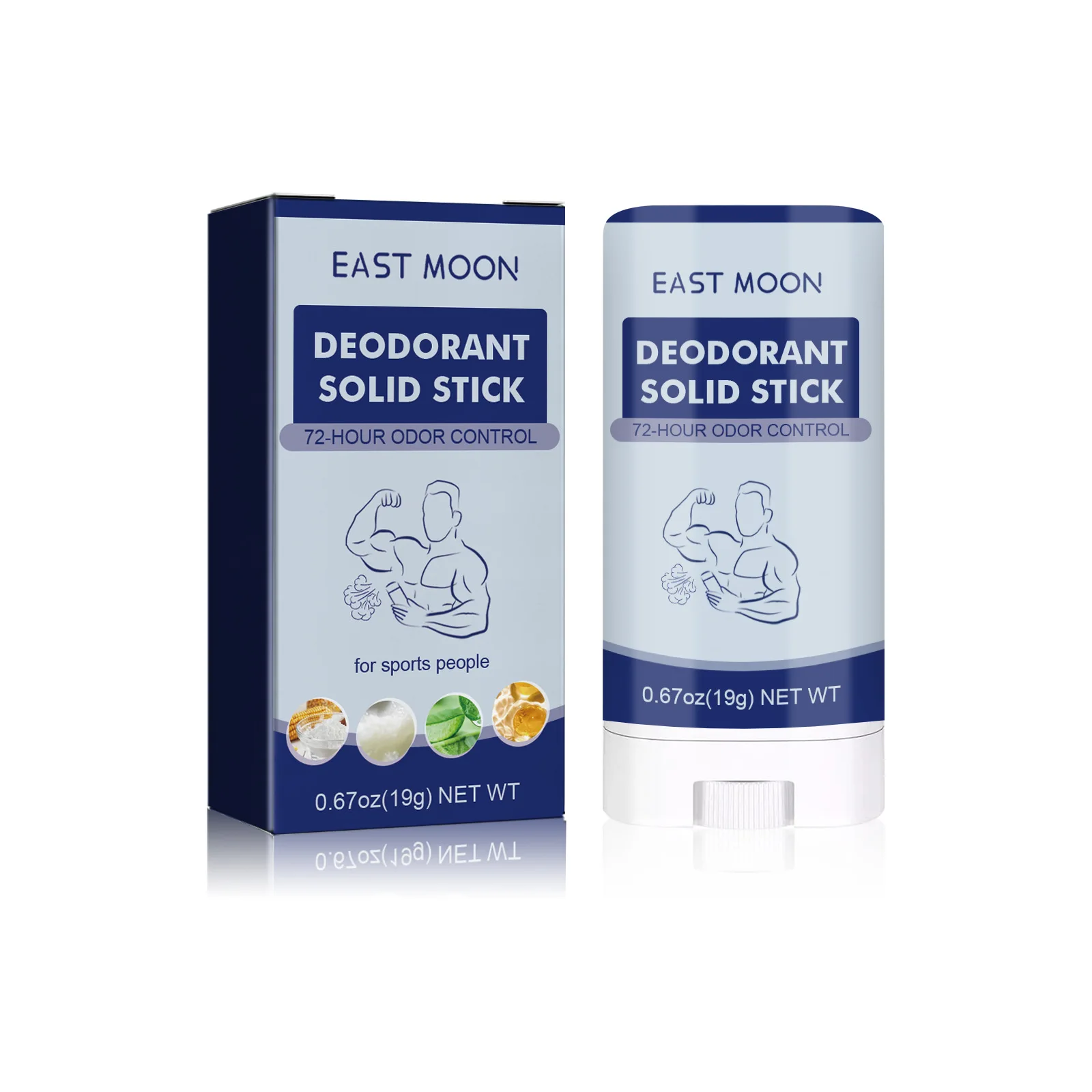 Deodorant for Men Antiperspirant Stick Reduce Underarm Sweating Armpit Odor Remover Portable Underarms Dry Body Deodorant Stick