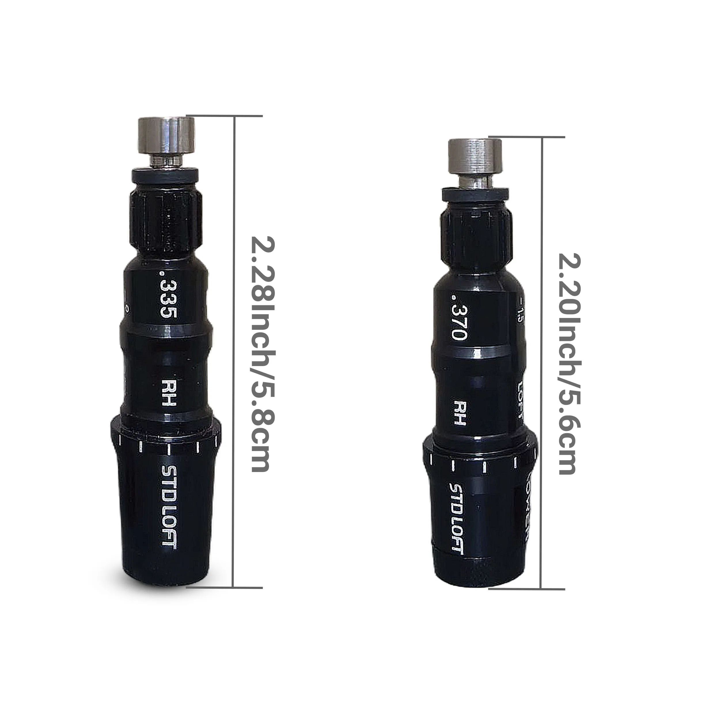 0.335/0.370 Golf Shaft Adapters for Taylormade.SIM, M6, M5, M4, M3 Drivers & Woods, Qi10, STEALTH1/2,, SIM2, M2, M1, GAPR Rescue