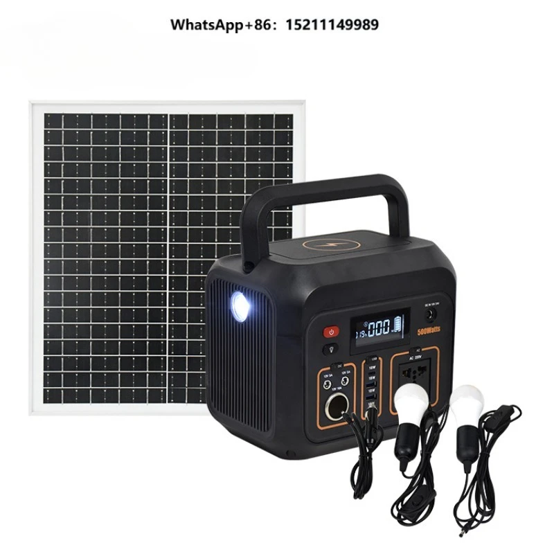 High Capacity Portable Power Station Pure Sine Wave Solar Generator for  Wireless Solar Power System