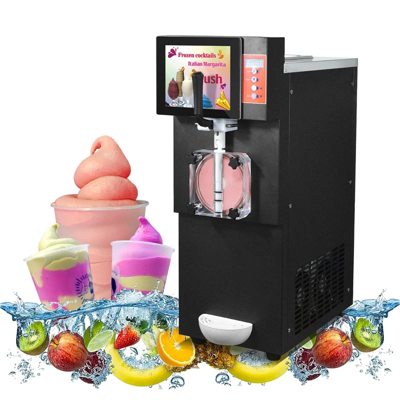 

Single Tank Slushie Machine Frozen Drink Juice Cocktail Shaker Ice Slush Machine Commercial Slushy Smoothie Maker Machine