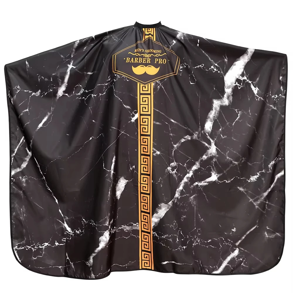 Professional Hairdresser Barber Apron Polyester Cape Haircut Pattern Hairdressing Gown for Haircut Hairdresser