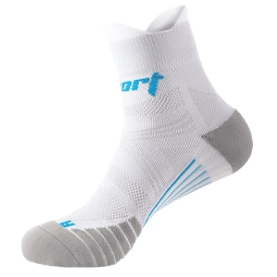 Elite Men's Sports Socks Sweat-Absorbent Running Marathon Cross-Border Plus Size Spring Knitted Socks