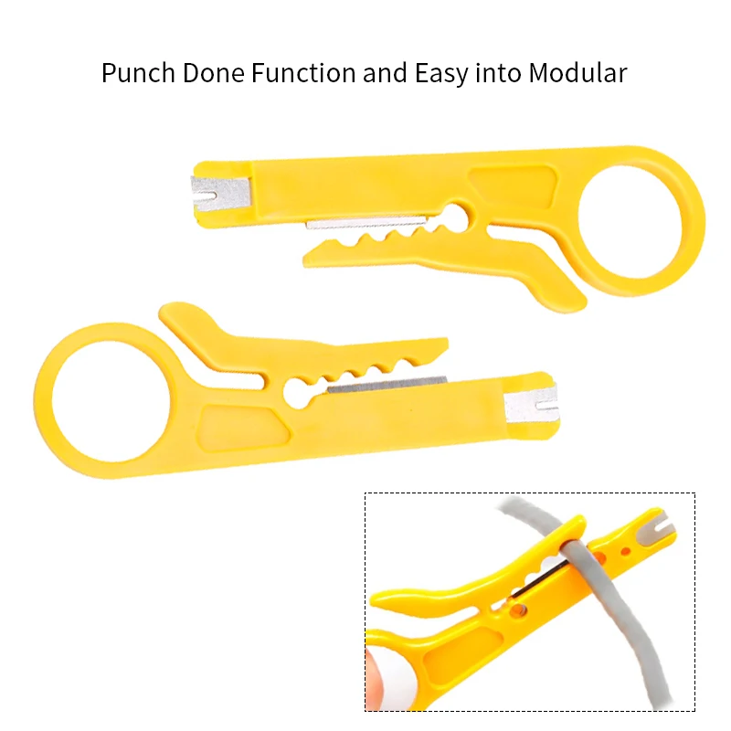 OPTFOCUS RJ45 Crimper Werkzeug Reparatur Tester Professionelle Tragbare Ethernet Crimper Clamp Kit Tasche Crimpen Netzwerk Kabel Tester.