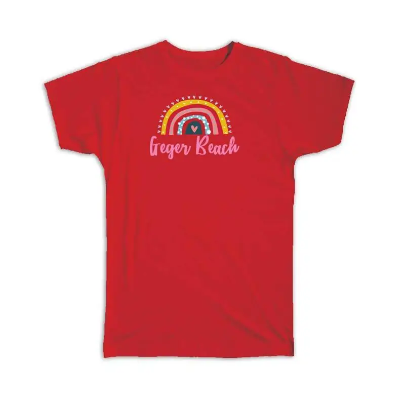 

T Shirt Bali Geger Beach Rainbow Indonesia