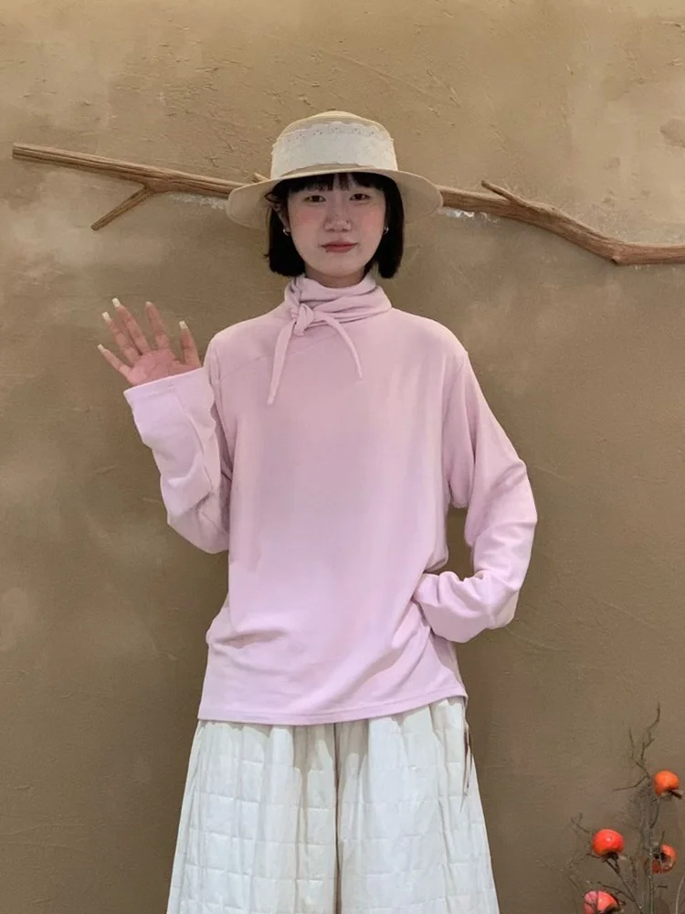 

Утепленная женская футболка с длинным рукавом, осенне-зимняя новинка, мягкая теплая базовая футболка, повседневный топ, цветная