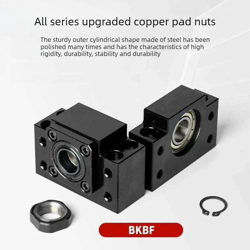 BK10 BK12 BK15 BK20 BF25 BF10 BF12 BF15 BF20 Ball Screw Bearing Seat Ball Screw End Support Support Unit For Ballscrew  CNC Part