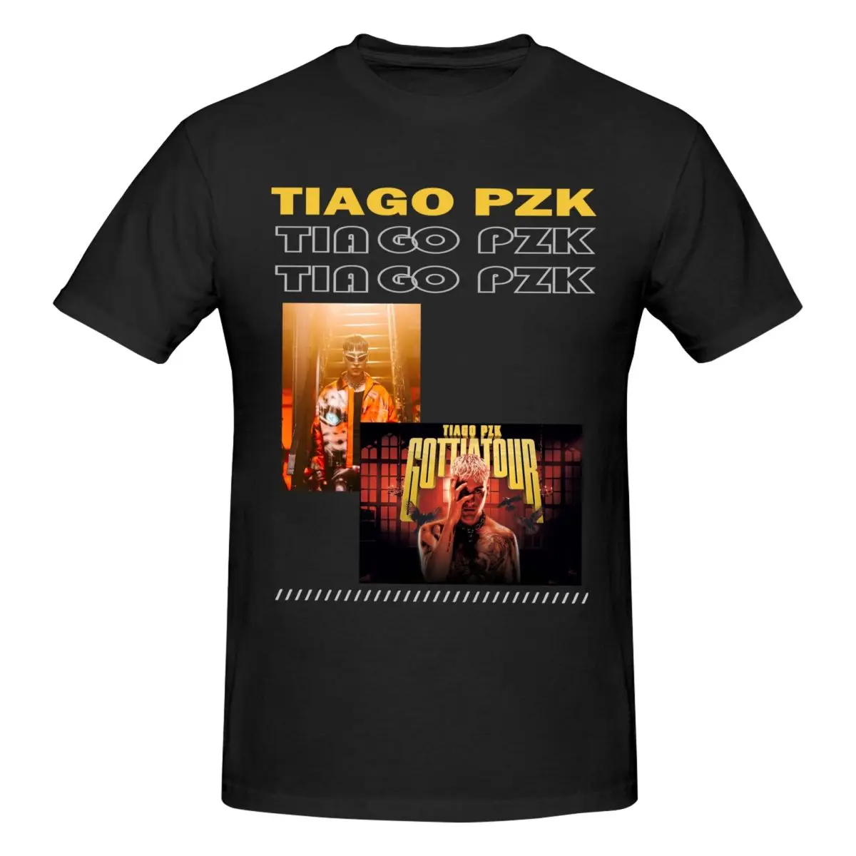 Rapper TIAGO PZK 2025 T Shirts Graphic Y2K Pops Customized Mens Women T-Shirt Clothes