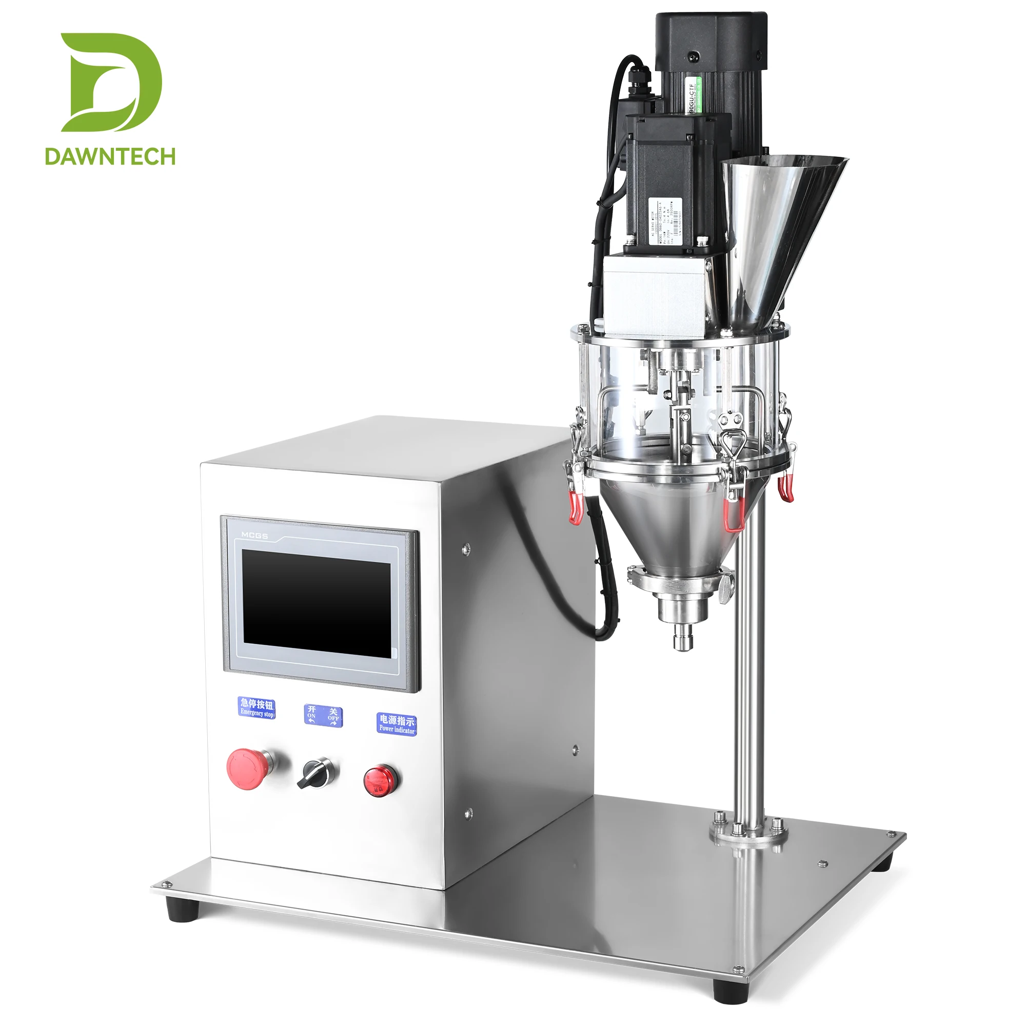 Milk Powder Filling Machine Desktop Semi-Automatic Auger for Coffee Spice Protein Flour Chili High Precision