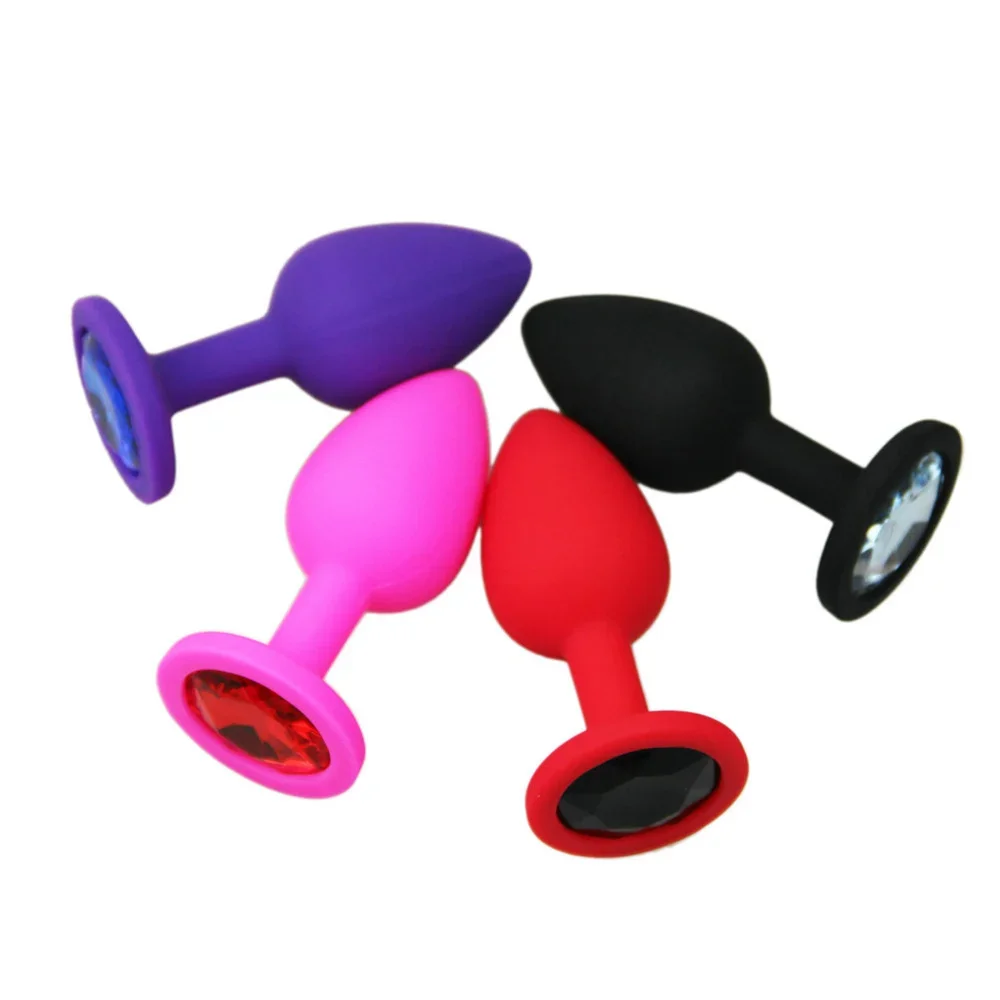 S/M/L Silicone Anal Butt Plug Set P-Spot Prostate Massager Anal Dilator Stretching Training Kit for Men Women Gay Couples Adult