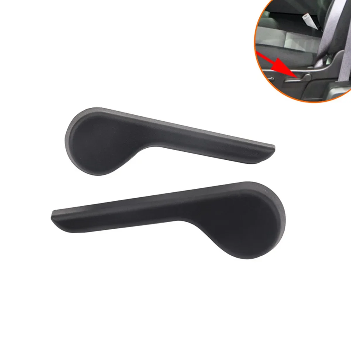 

OEM NEW Front Driver Seat passenger Seat Recliner Handle Lever 07-14 Chevrolet GMC 15232594 15232598 Black