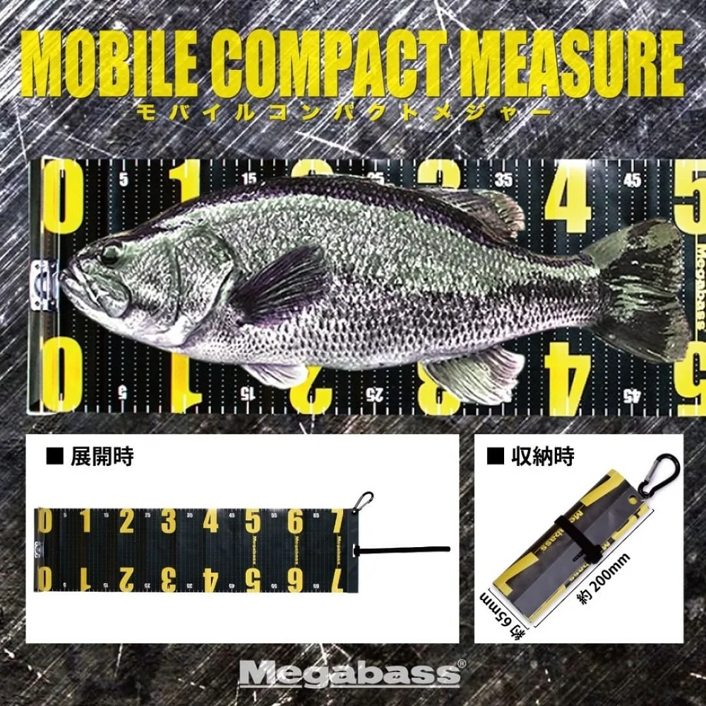 Japan MEGABASS Luya Fishing Gauges, Folding Flexible Gauges, Measuring Tools, Fishing Gear Accessories, Fishing Supplies