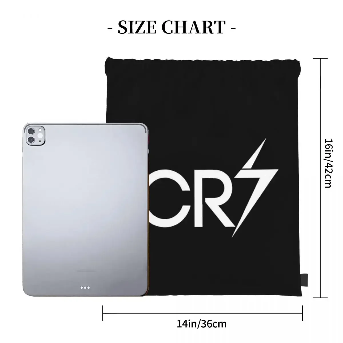 CR7 Cristiano Ronaldo Backpacks Fashion Portable Drawstring Bags Bundle Pocket Sundries Bag Book For Travel