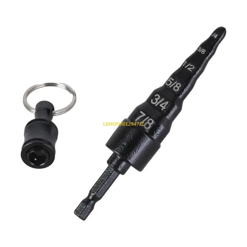 63HA Multipurpose 6 In 1 Air Conditioner Copper Tube Expander Swaging Drill HVAC Repair Tool Kit Include Hex Shank Bit Holder