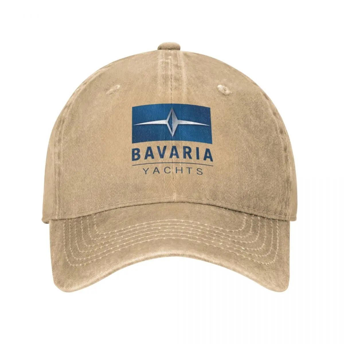 Bavaria Yachts Blue Silver Logo Baseball Caps Snapback Denim Fabric Hat Outdoor Adjustable Casquette Hip Hop Baseball Cowboy Hat