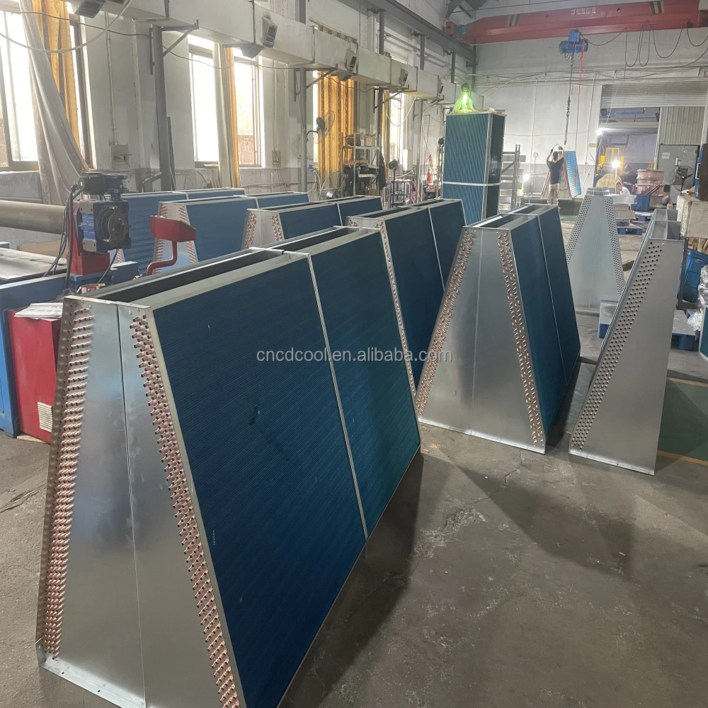 CHENDA Factory عالية الدقة V نوع مكثف تبريد الهواء سعر المصنع مبادل حراري فعال من حيث التكلفة #4