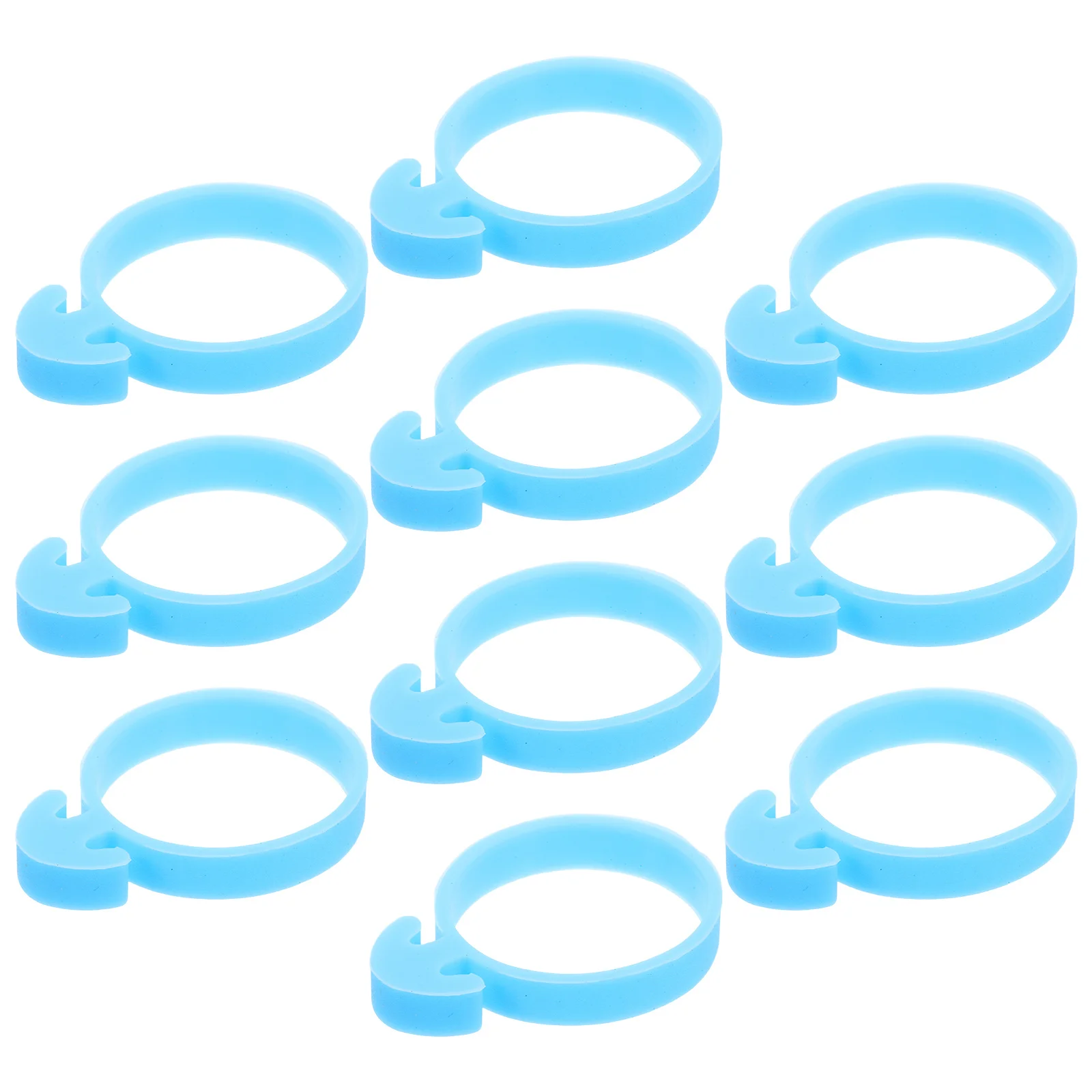 

10Pcs Silicone Piping Bag Ties Baking Tools Set Decorating Rings Reusable Cake Frosting Clips Leak-Resistant Pastry
