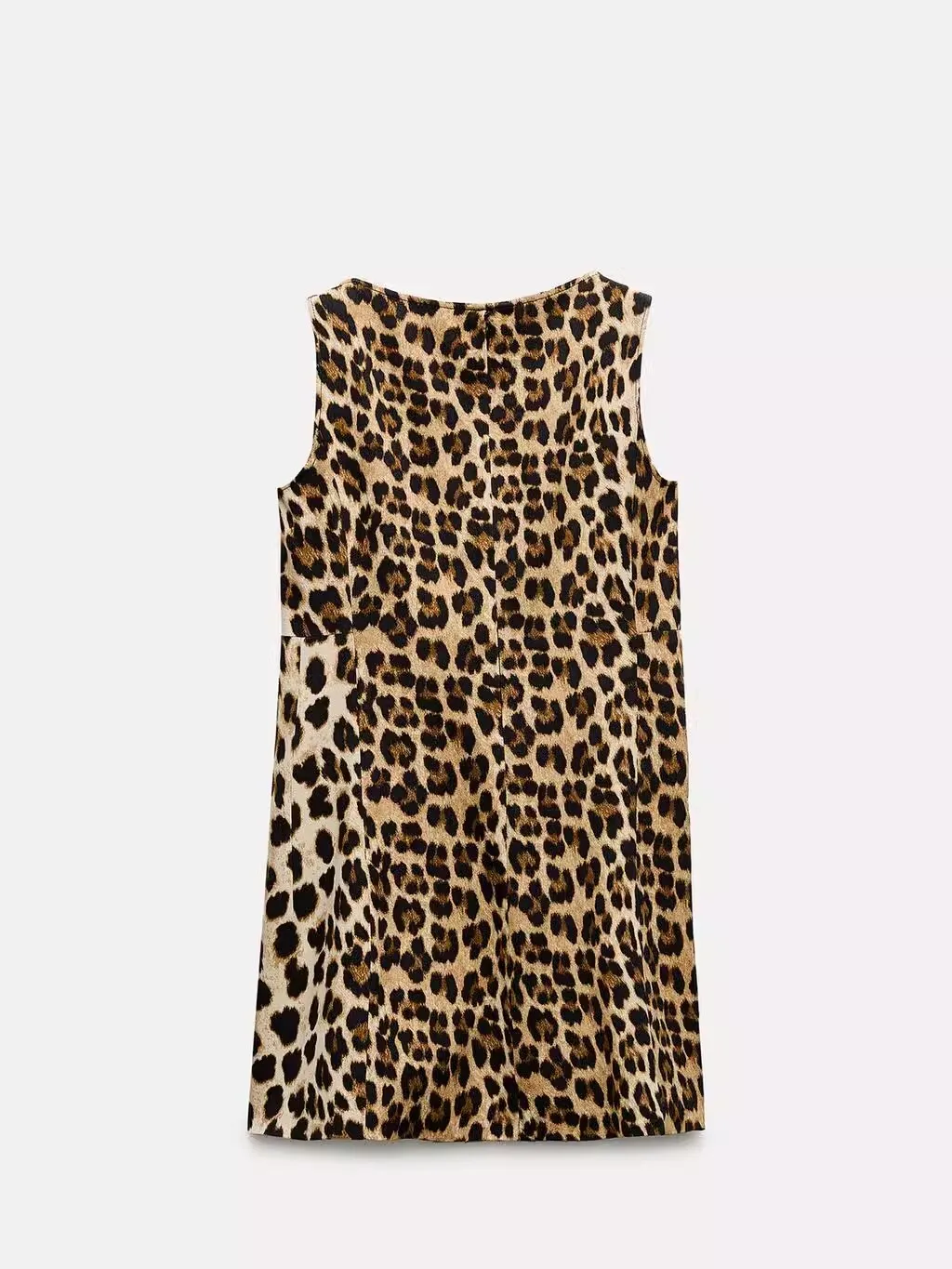 تنورة صيف 2025 مثيرة بتصميم عتيق مطبوع عليها حيوانات الفهد Dr للسيدات تنورة على شكل حرف a من ألياف البوليستر بقصة ضيقة مستديرة من Neline