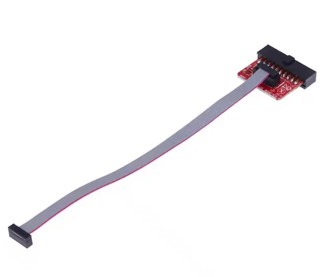 J-LINK/v9 v8 ARM-JTAG-20-10 لوح مهايئ 2.54 ملم دبوس 0.1 1.27 ملم jlink